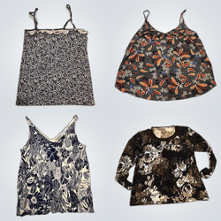 Vintage Y2K Floral Tops and Dresses