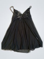 Wildfox Black Lace Slip Dress