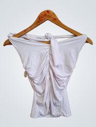 White Halter Top