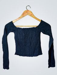 Hollister Smocked Crop Top