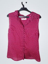 Cache Cache Women's Sleeveless Pink Diamond Print ..