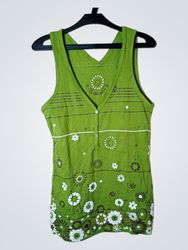 Clockhouse Grünes Floral-Top