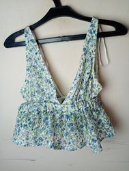 New Look Floral Crop Top