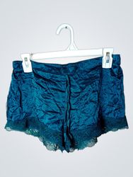 Etam Satin Lace Trim Sleep Shorts