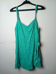 Hollister Green Floral Mini Dress