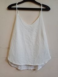 BONITA White Spaghetti Strap Camisole Top