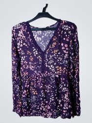 Cache Cache Floral Print Long Sleeve Blouse