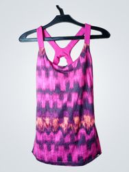 The North Face Damen S/P Pink Lila Orange Gemuster..