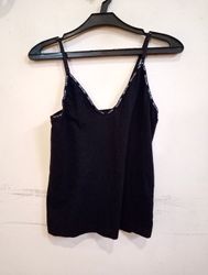 Black Spaghetti Strap Tank Top