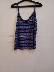 Love to Lounge Damen Blau Herz Muster Cami Top