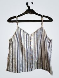 Camiseta de Alças Listrada
