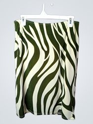 Hennes Zebra-Print-Midirock