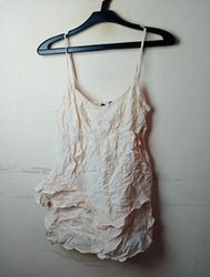 Amiki Spaghetti Strap Ruffled Mini Dress
