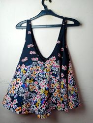 TRAFALUC Floral Print Sleeveless Top