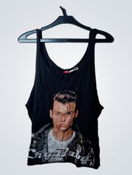 Black Tank Top with "Chy-Baby" Graphic