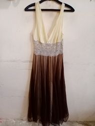 Frauen Ombre Kleid mit Spitze Detail