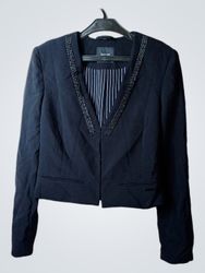 Guess Los Angeles Schwarzer Verzierter Blazer