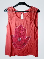 Vero Moda Ärmelloses Grafik-Top