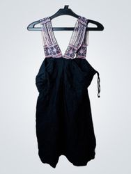 Orsay Embellished Strap Black Dress