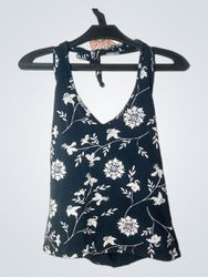Gap Floral Print Neckholder-Top