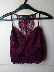 AMISU Spitzen-Cami-Top