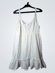 Cache Cache White Spitzenbesatz Rüschenkleid