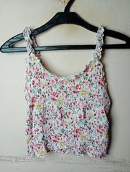 FB Sister Floral gerafftes Trägertop