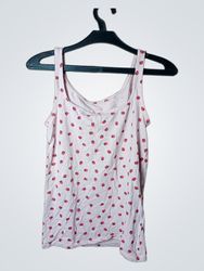 Clockhouse Basics Tanktop mit Erdbeer-Print
