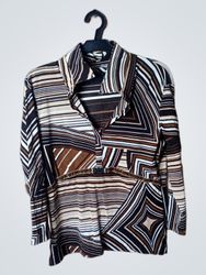 Gerry Weber Long-Sleeve Geometric Print Blouse