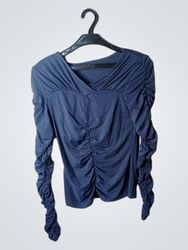 Ruched Long Sleeve Top