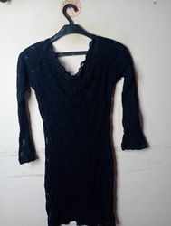 BESIRED Black Lace Dress