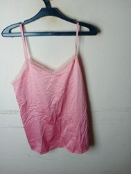 Tezenis Pink Satin Cami Top