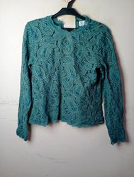 Cotton Club Lace Long-Sleeve Top