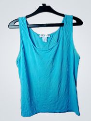 S. CHIC Blue Tank Top