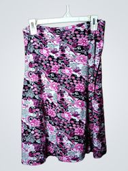 Gonna lunga con stampa floreale