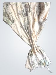 Floral Drawstring Bag
