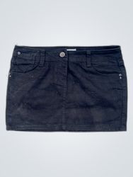 Pinkie Denim Life Black Denim Mini Skirt