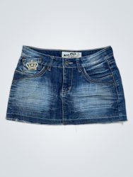 Miss Chic Denim Mini Skirt