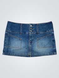LTF Denim Mini Skirt
