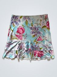 Xanaka Floral Ruffled Mini Skirt