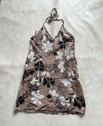 Floral Halter Neck Dress