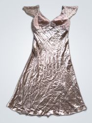 Mango Satin Slip Dress