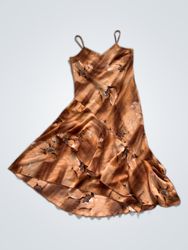 olivia olivia Brown Floral Dress
