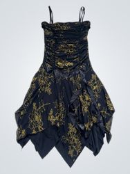 Black Floral Romper
