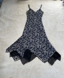 LA CITY Women's Patterned Slip Dress Size 38