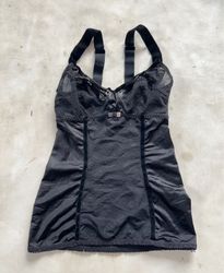 Intimissimi Black Lace Trimmed Camisole Top