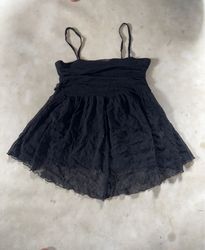 DUNNES STORES Black Spaghetti Strap Dress