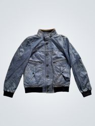 Hogan Leather Bomber Jacket