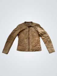 Stradivarius Brown Leather Jacket