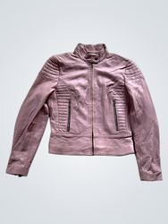 D'un Caprice Pink Leather Jacket